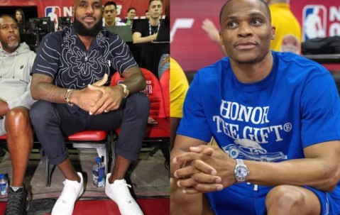 默认离队了？韦少观看夏联未和詹姆斯交流引热议